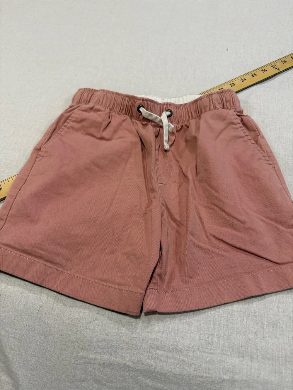 Crewcuts boys Elastic Drawstring Shorts in Dusty Rose size 10